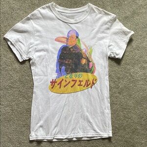 Vintage Style Seinfeld Graphic White T-Shirt